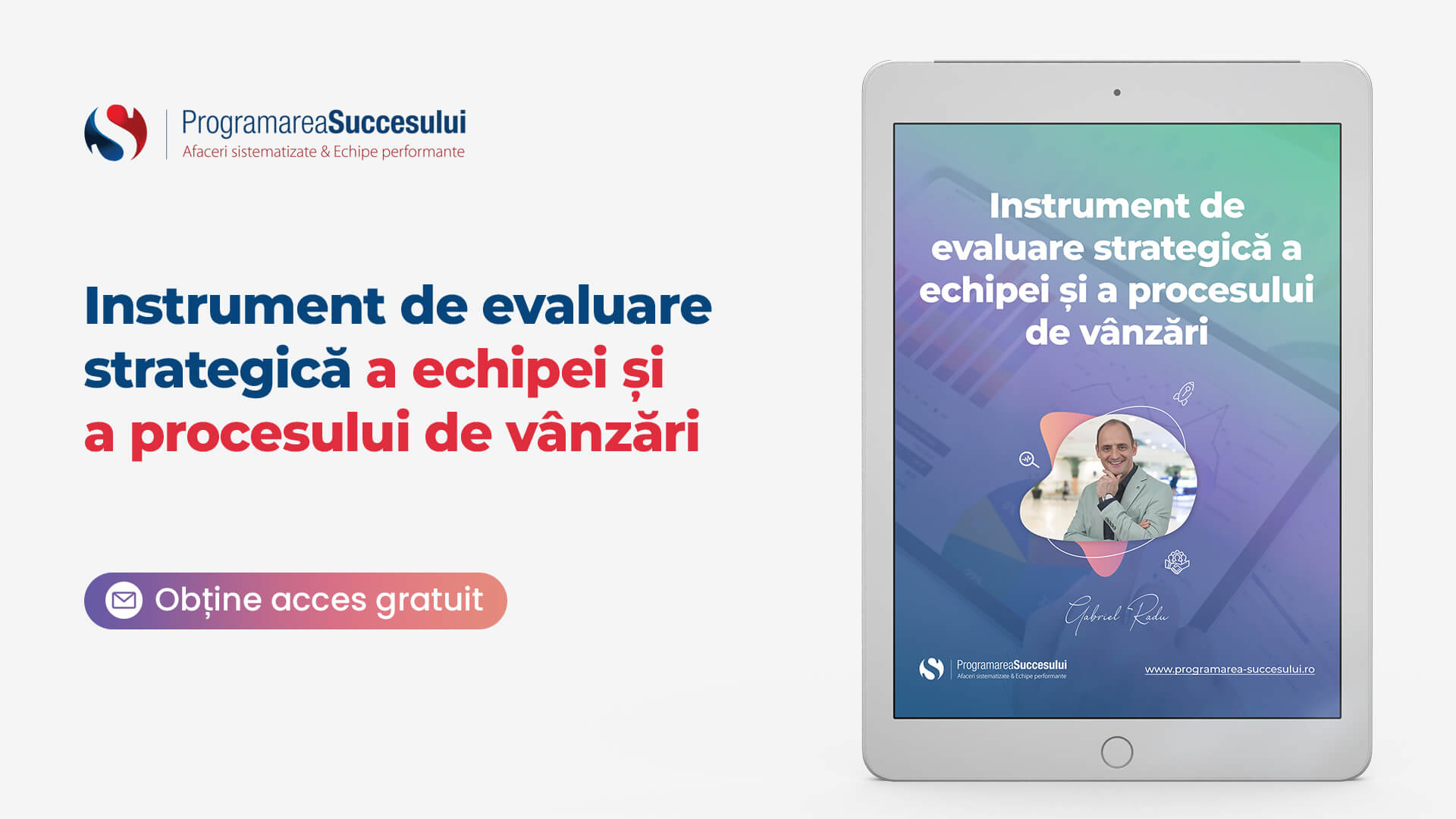 Instrument de evaluare strategică a echipei și a procesului de vânzări